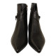 botin punta fina tacon 3 cm con adorno cremallera modelo adeshora