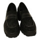 mocasin con incrustacion cristales con piso extraligth