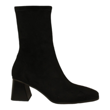 botin con punta cuadrada tacon 5 cm en licra