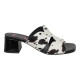 zueco tacon 5 con piel print animal modelo akoma