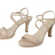 sandalia tiras tacon 9cm con plataforma modelo lesera