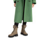 bota cordon con forro pelo modelo clare piel waterproof  plantilla anatomica extraible