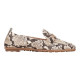 mocasin piel print serpiente linea bombay