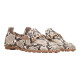 mocasin piel print serpiente linea bombay