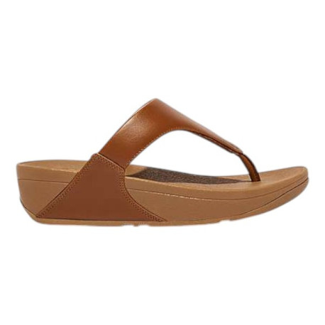 Fitflop LULU Leather Toe-Post Tan