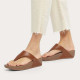Fitflop LULU Leather Toe-Post Tan