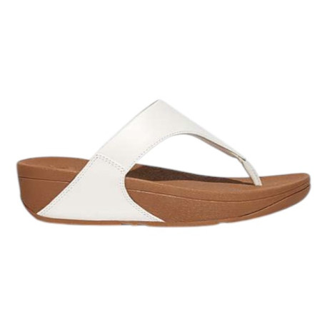 Fitflop LULU Leather Toe-Post Blanco