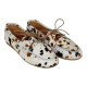 mocasin tipo nautico piel print animal modelo driza