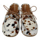mocasin tipo nautico piel print animal modelo driza