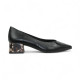 salon tacon 5 cm con tacon forrado fantasia con piso goma patin flexible