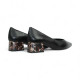 salon tacon 5 cm con tacon forrado fantasia con piso goma patin flexible