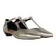 zapato pulsera central y abierto lateral con tacon 3cm