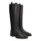 bota tipo montar pieles combinadas linea couture