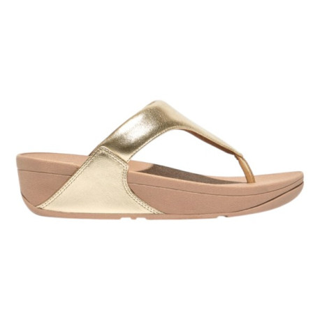 Fitflop LULU Leather Toe-Post Platino