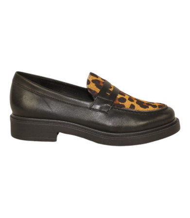 mocasin piso track combinado piel print leo modelo lukas
