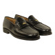 zapato penny loafer piel antic cosido manual modelo la tita