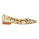 bailarina escotada con punta fina modelo chiffre piel print serpi