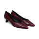 zapato salon con tacon fino 5 cm