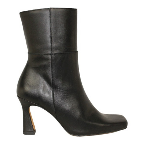 botin con punta cuadra da y tacon 8cm forrado fabricado en españa