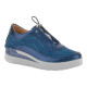 cream 38 laminated velour flag blue