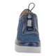 cream 38 laminated velour flag blue