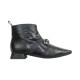 botin tacon 3cm con piso cerco y adornos banda con remaches