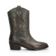 bota cowboy con caña bordada linea queens