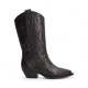 bota cowboy linea western caña bordada con micros