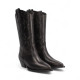 bota cowboy linea western caña bordada con micros