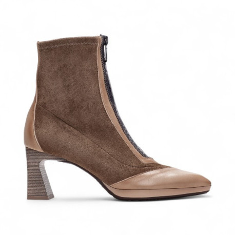 botin combinado strech tacon 6 con cremallera central linea atlanta