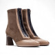 botin combinado strech tacon 6 con cremallera central linea atlanta