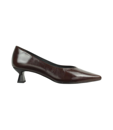 zapato salon con tacon fino 5 cm