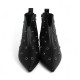 botin tacon 5cm con remaches piso suela flexible