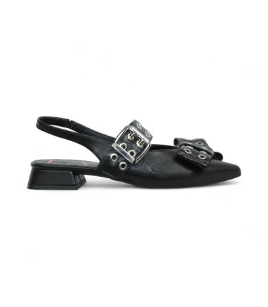 salon con tacon 3 cm abierto talon con lazo y pulsera