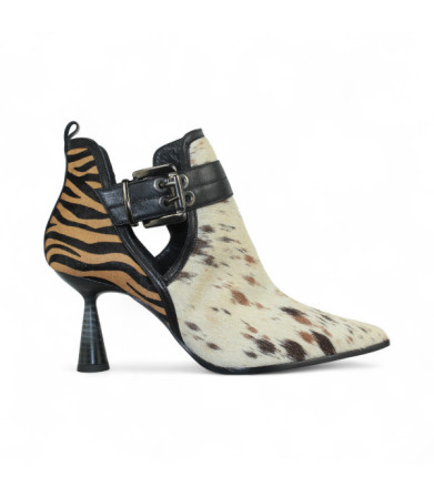 botin piel print animal