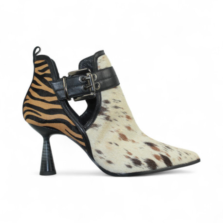 botin piel print animal