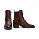 botin combinado con adorno lateral