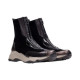 botin casual con cremallera frontal en strech linea kansas