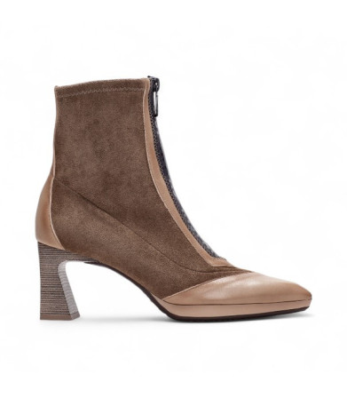 botin combinado strech tacon 6 con cremallera central linea atlanta