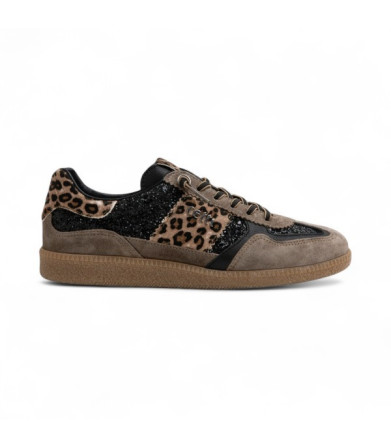 deportivo combinado glitter y print animal
