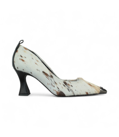 salon tacon 7 cm piel print animal