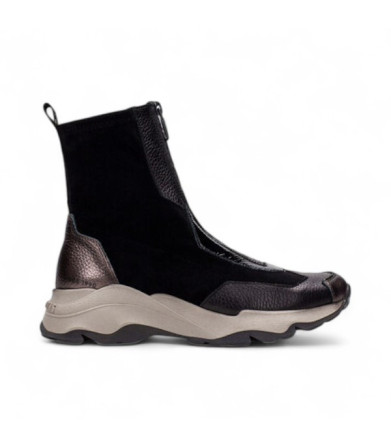 botin casual con cremallera frontal en strech linea kansas